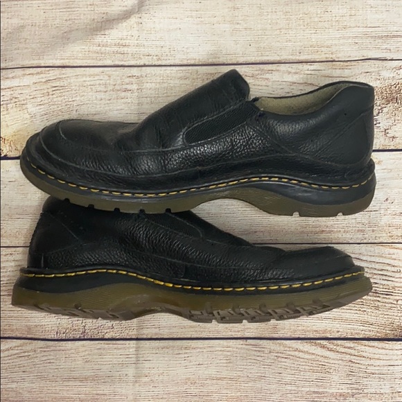 Dr. Martens Slip One ShoesS black leather. Size 10 main image 7